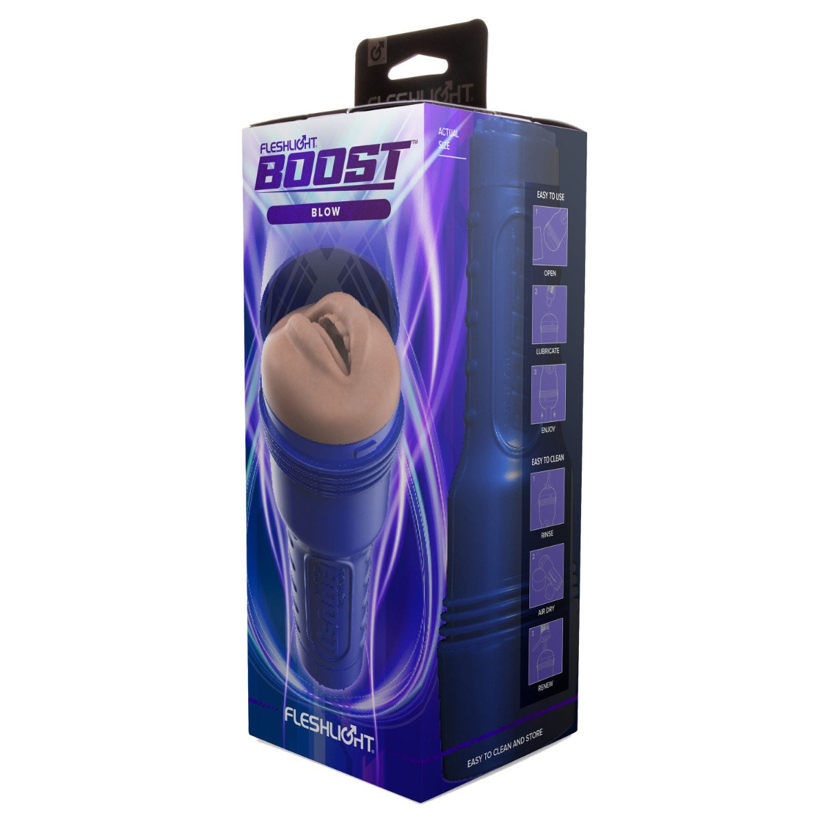 Мастурбатор Fleshlight Boost Blow Light Medium Flesh (телесный)