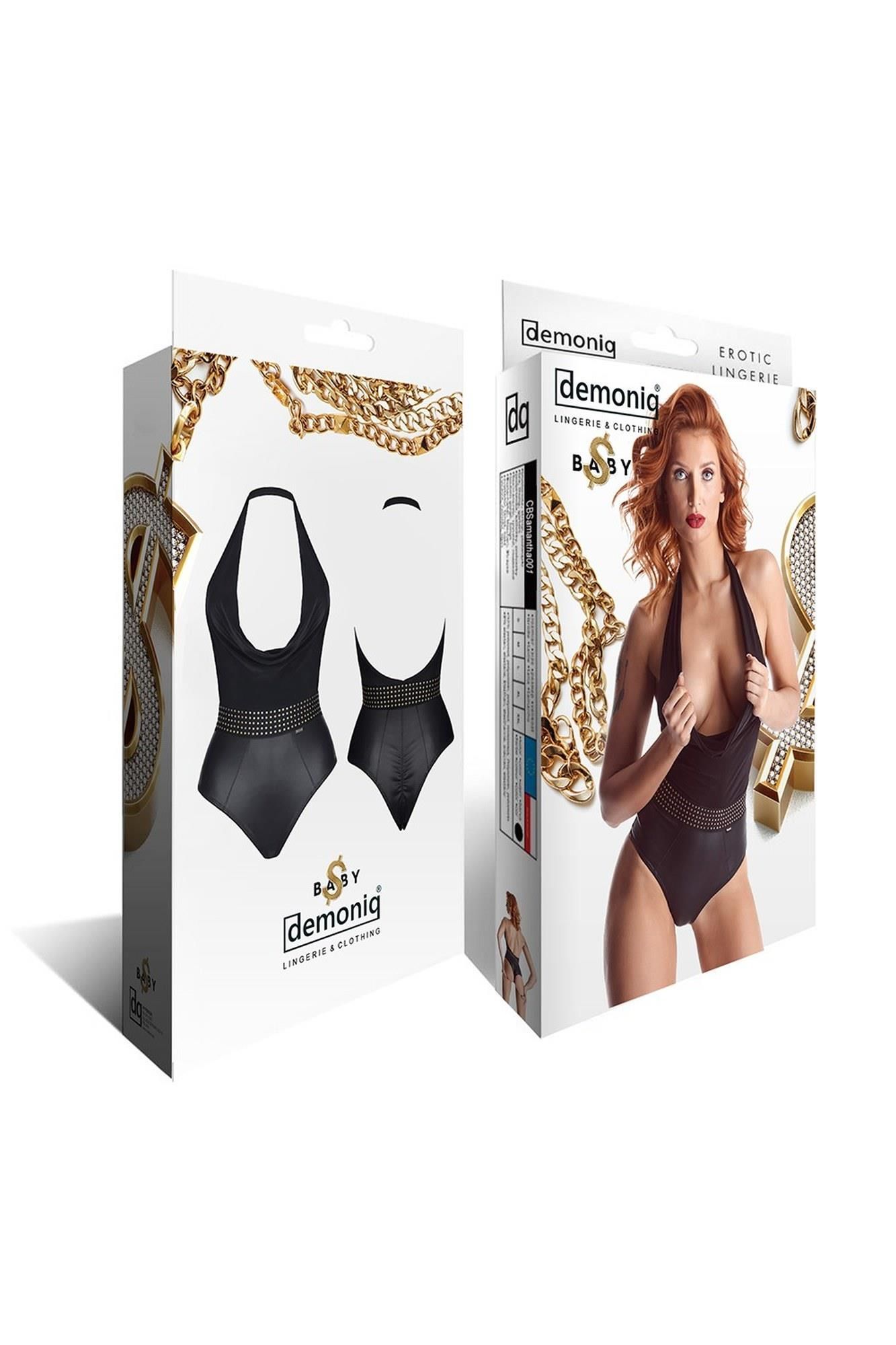 Боди Demoniq SAMANTHA001, XXL (черный)