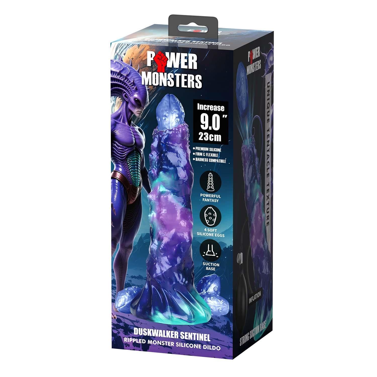 Фаллоимитатор Power Monsters DuskWalker Sentinel, 23 см (мульти)