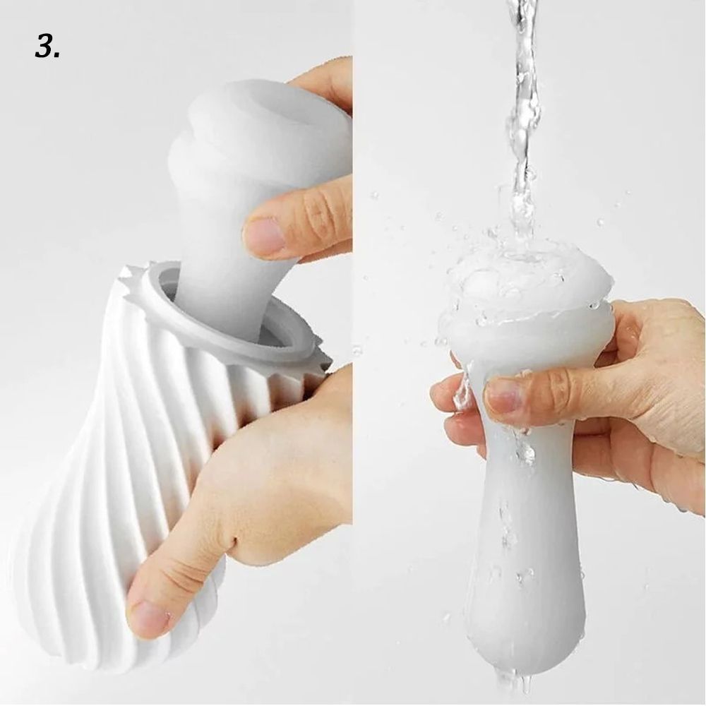 Мастурбатор Tenga Flex Fixxy (зелёный)