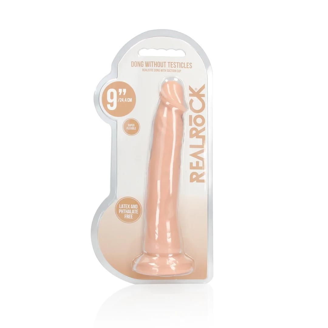 Фаллоимитатор RealRock Dong without Testicles, 23 см (телесный)