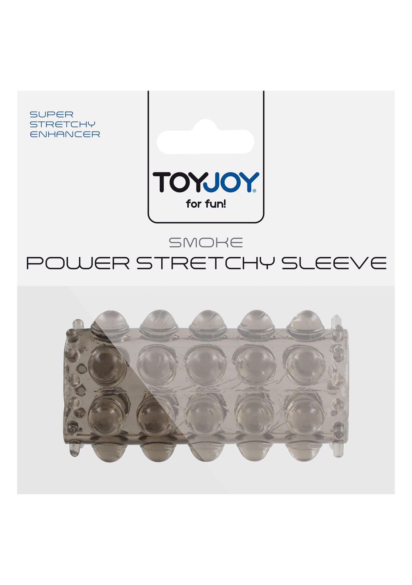 Насадка на пенис Toy Joy Power Stretchy Sleeve, 6.5 см (черный)