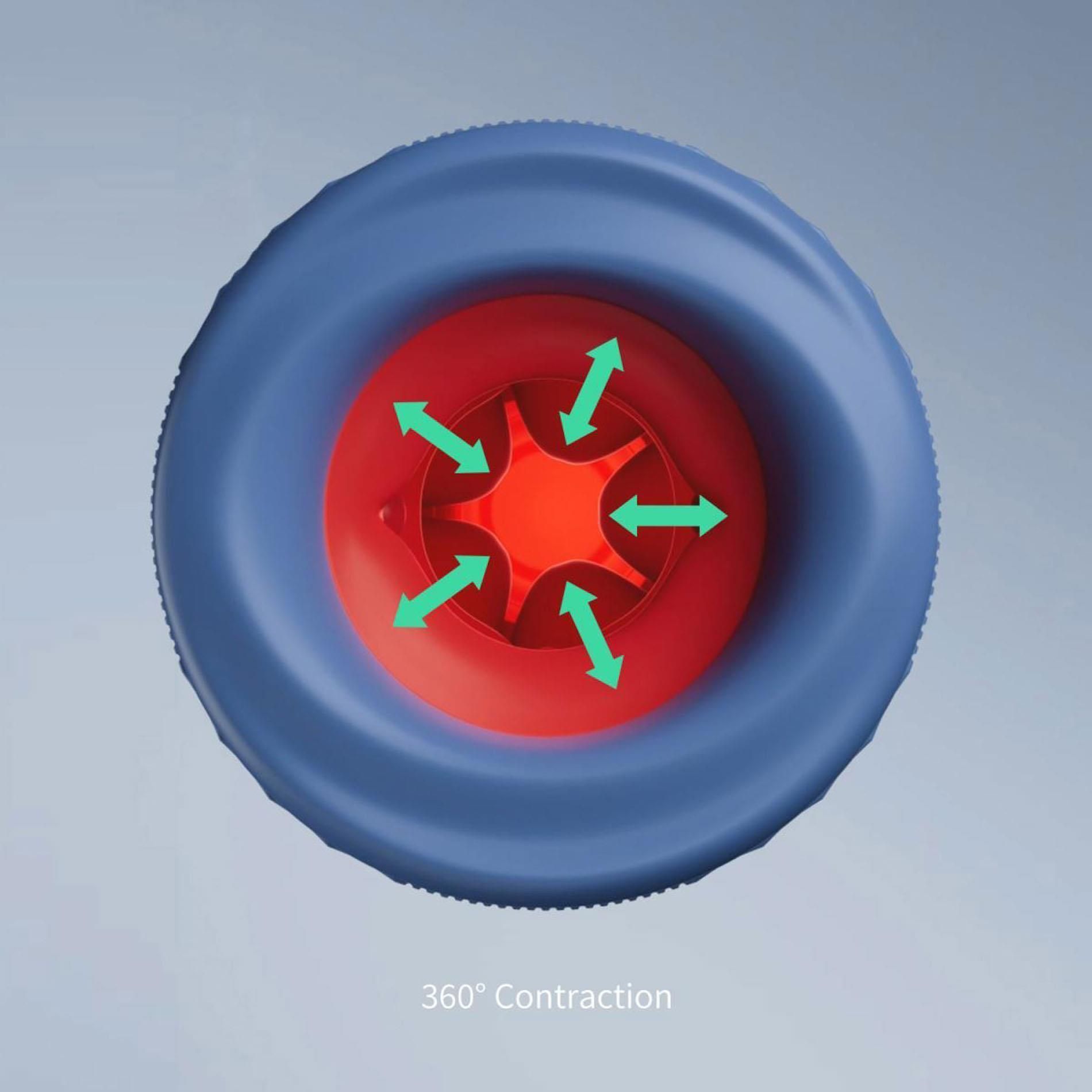 Masturbator z wibracją Otouch Submarine (czerwony)