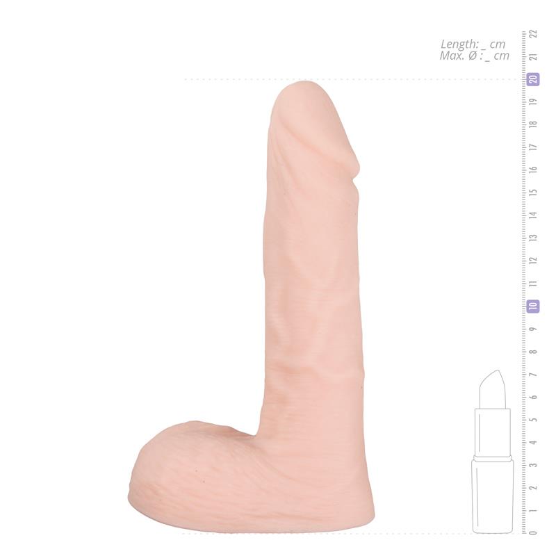 М'який фалоімітатор FleshLight Limpy Large Fleshtone, 21,6 см (тілесний)