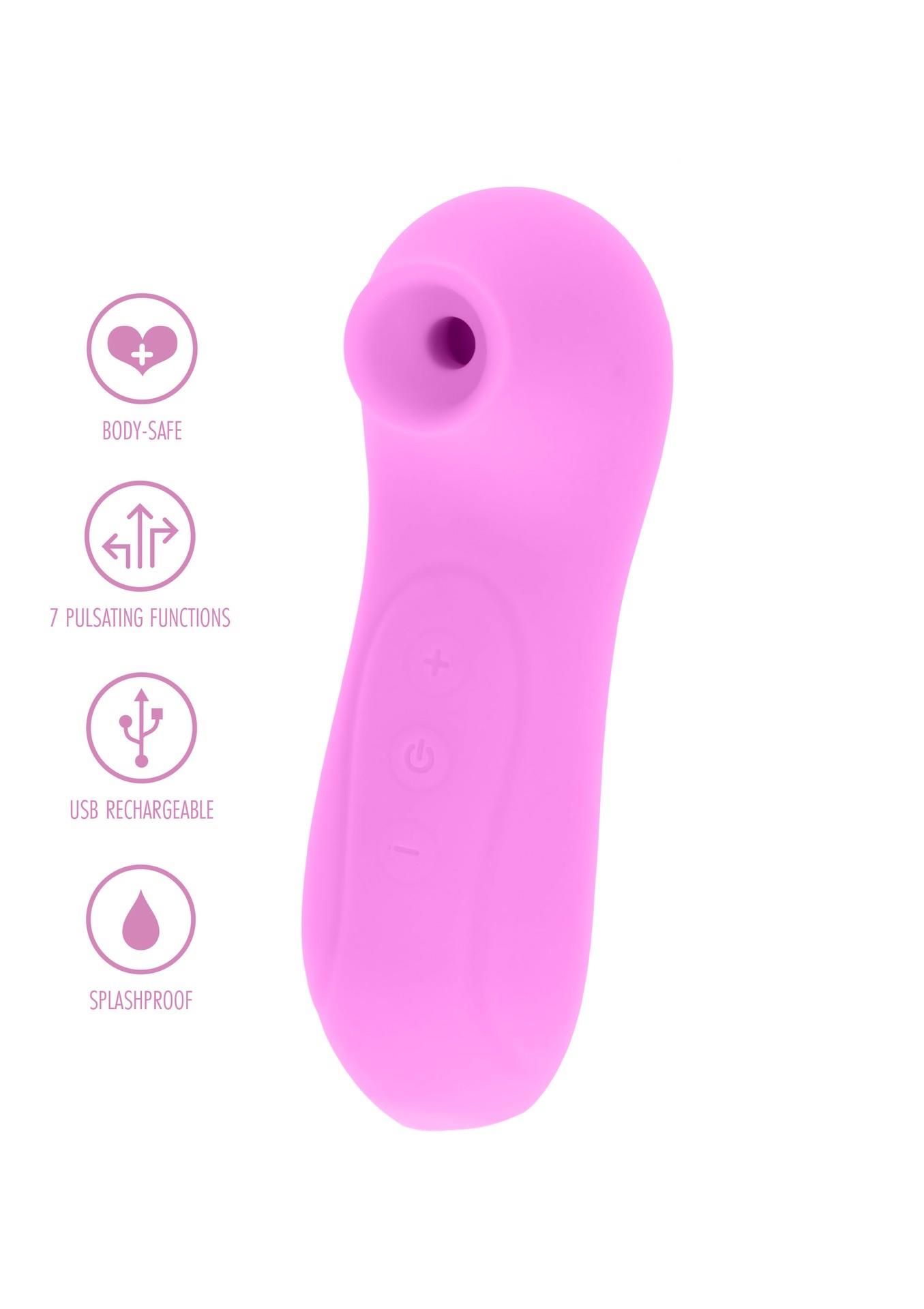 TOYJOY - Bezdotykowy stymulator łechtaczki, Różowy, 11.5 cm