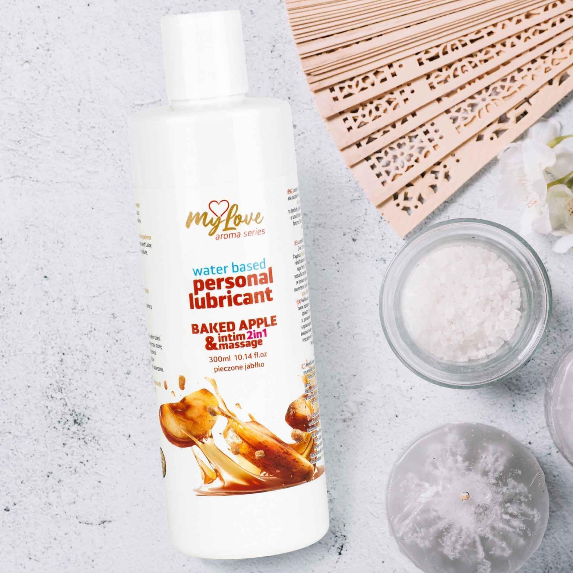 Лубрикант MyLove Aroma Series Intim&Massage 2in1 Baked Apple, 300 мл