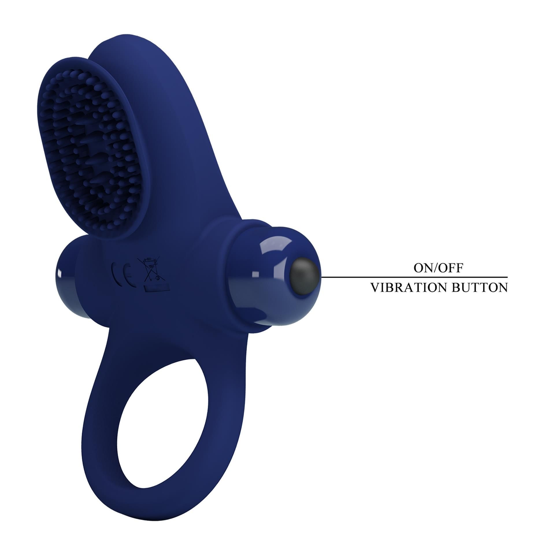 Эрекционное кольцо Pretty Love Powerful Ring, 8,6 см (синий)