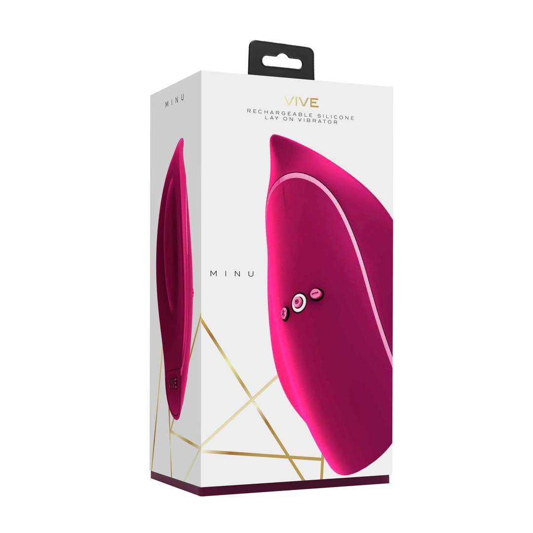 Вибратор Vive Minu Lay On, 8.5 см (розовый)