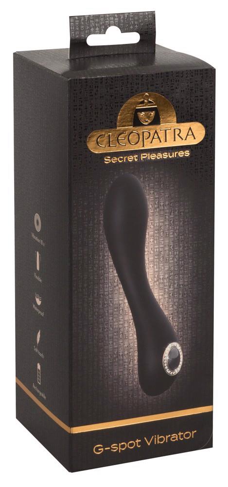 Вибратор для точки G Cleaopatra G-Spot, 19,7 см (черный)