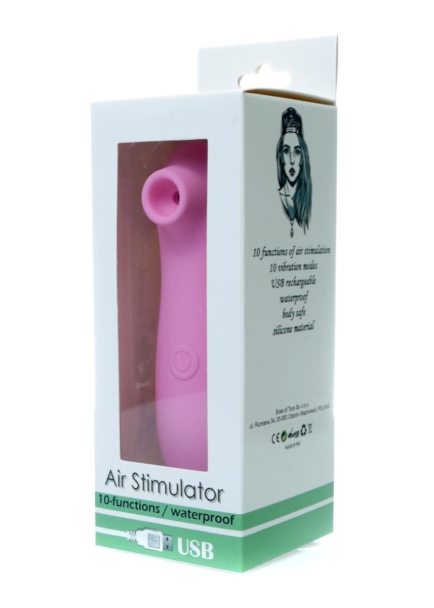 Вакуумный стимулятор клитора Boss Series Air Stimulator (сиреневый)