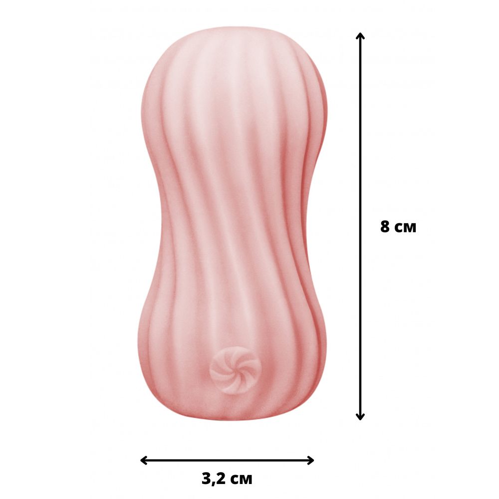 Masturbator dwustronny Lola Games Marshmallow Fuzzy (różowy)