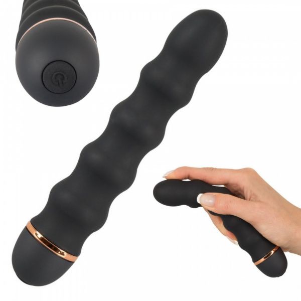 Классический вибратор You2Toys, 17 см (черный)
