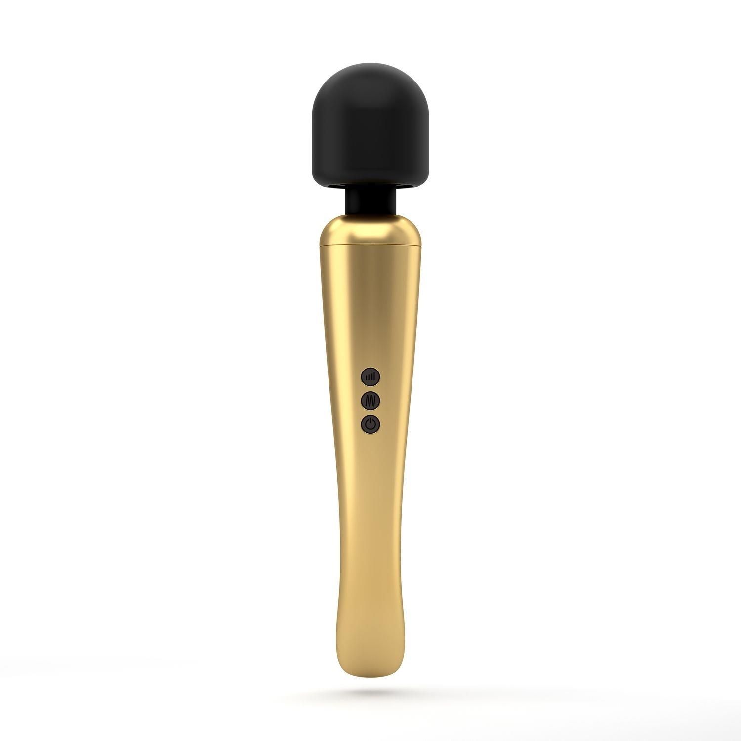 Wibromasażer Dorcel Megawand, 29,5 cm (złoto)