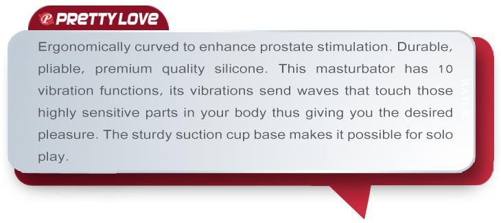 Korek analny Pretty Love Sturdy, 12 cm (fioletowy)