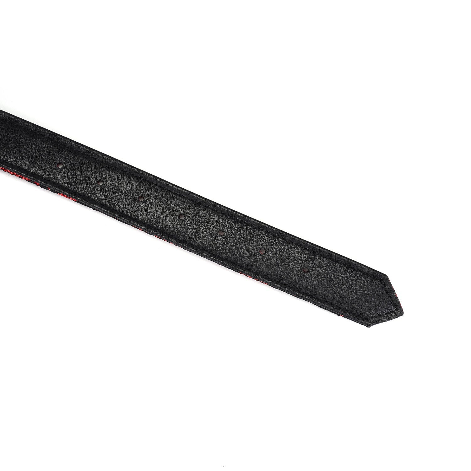 БДСМ ошейник Liebe Seele Victorian Garden Lace (черный с красным)