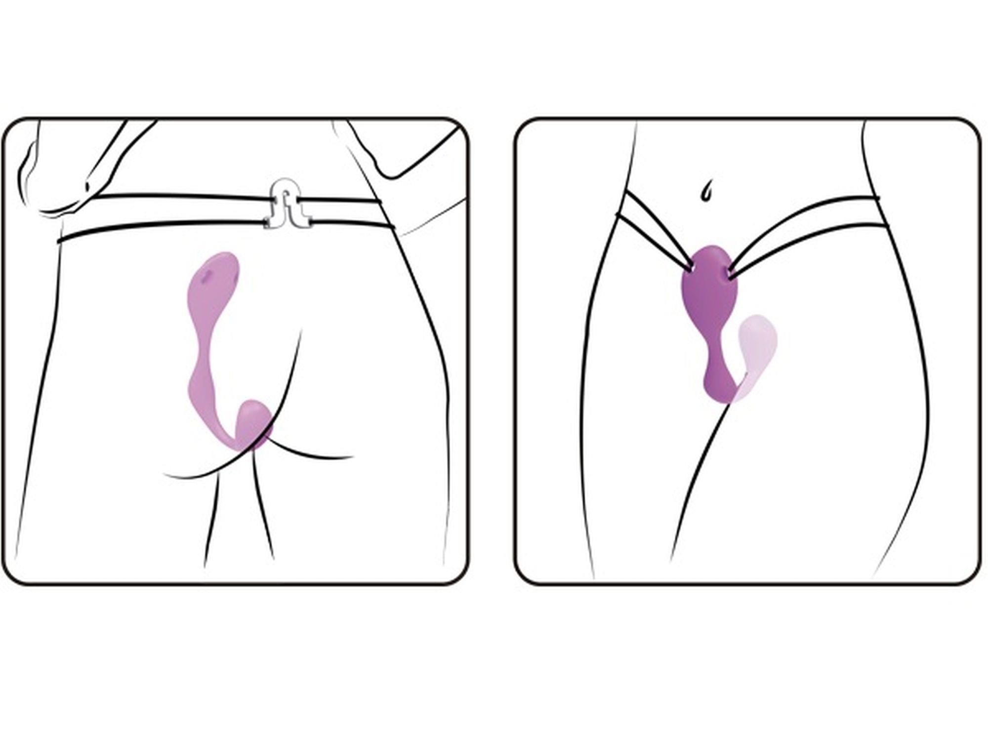 Вибратор Adrien Lastic Mr Hook, 12 см (пурпурный)