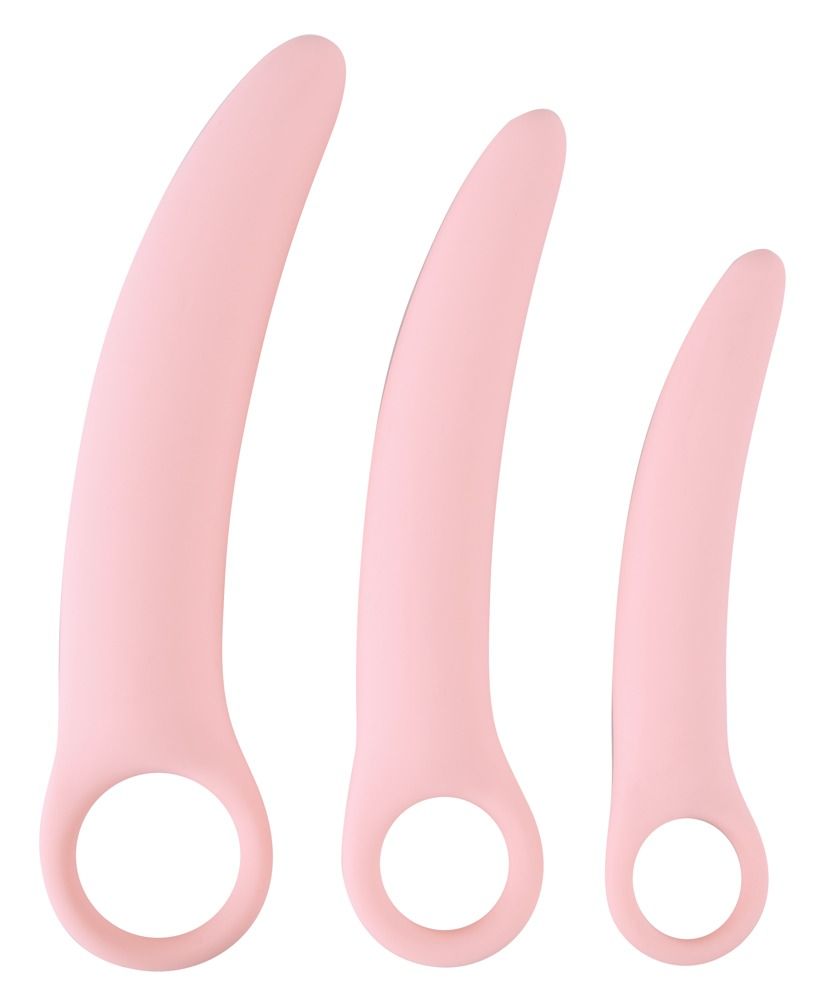Набор фаллоимитаторов Sweet Smile Vaginal Trainers, 3 шт (розовый)