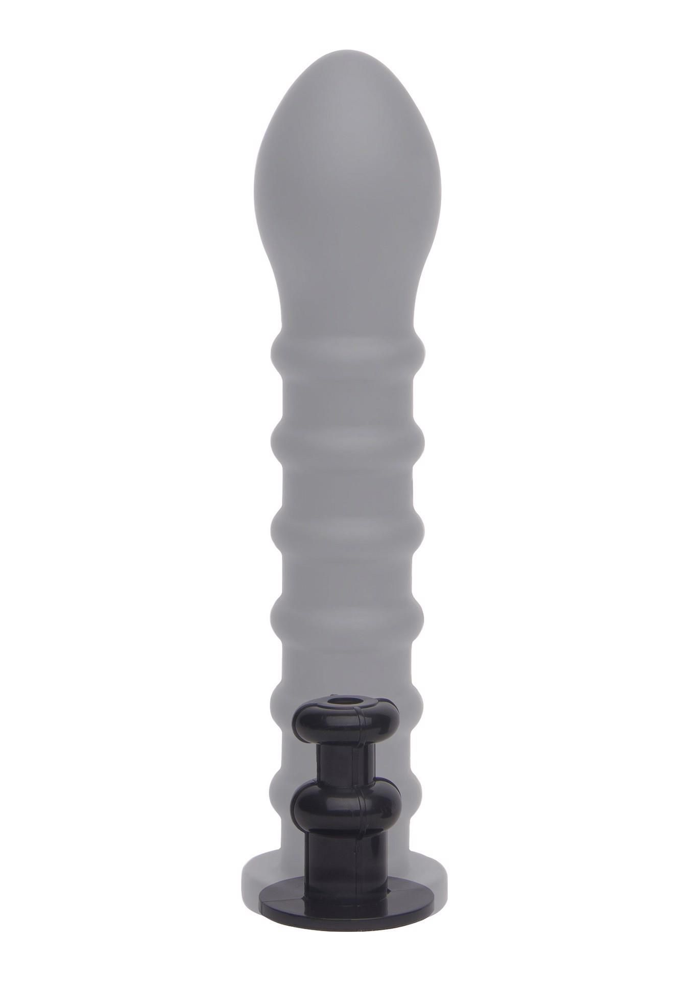 Фаллоимитатор Hidden Desire Ribbed Dong Easy-Lock, 19 см (черный)