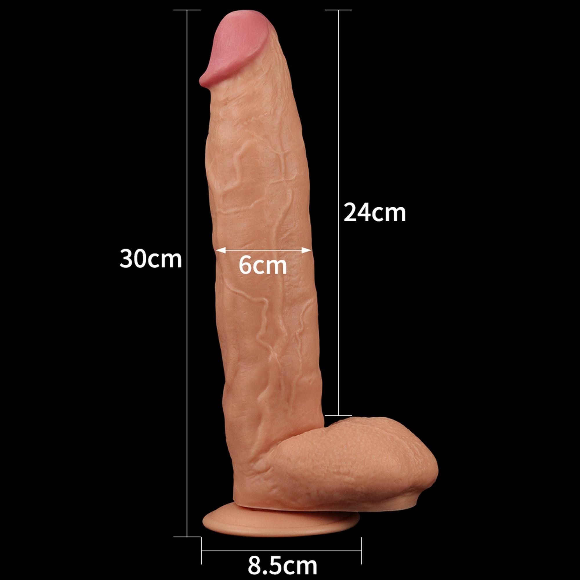 Фаллоимитатор Legendary King Sized Realistic, 29,5 см (телесный)
