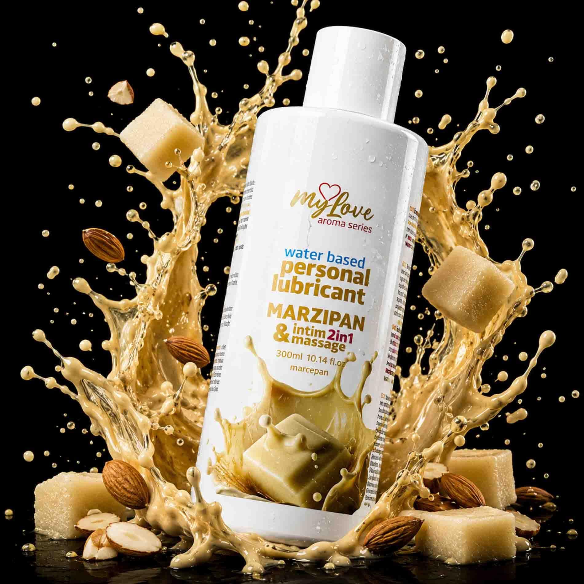 Лубрикант MyLove Aroma Series Intim&Massage 2in1 Marzipan, 300 мл