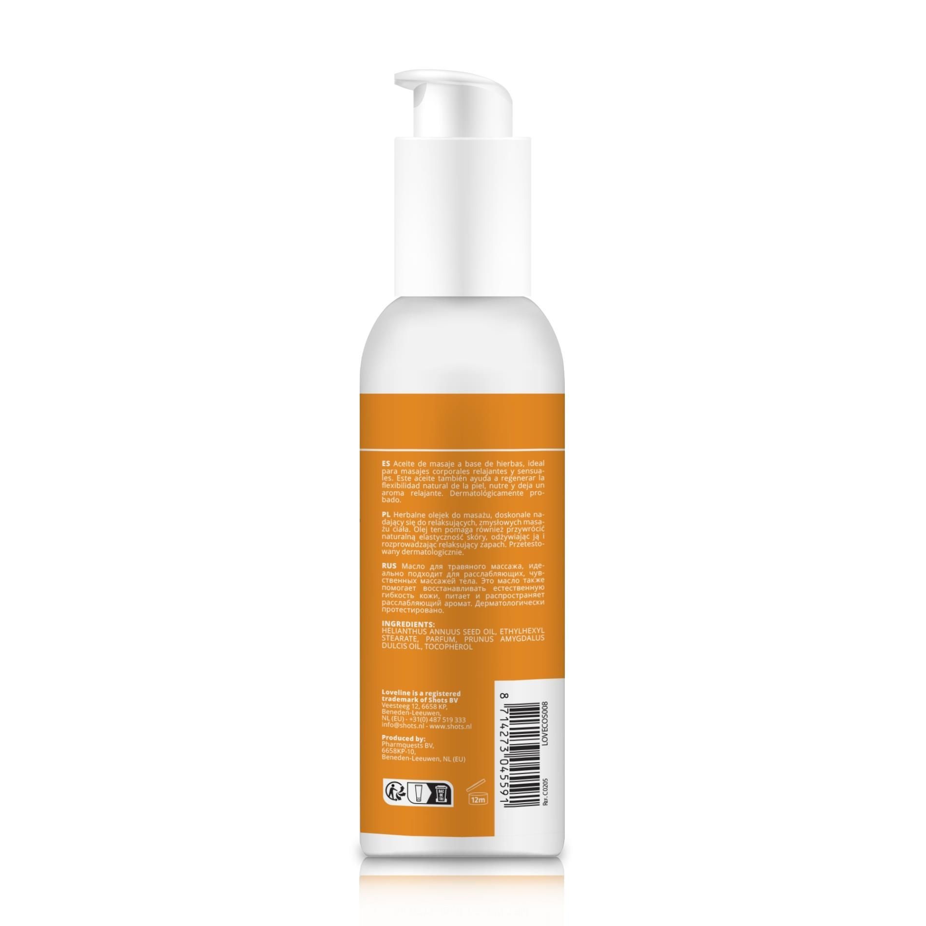 Olejek do masażu Loveline Neutral, 150 ml