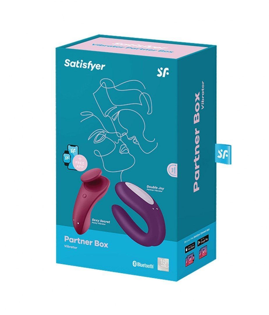 Zestaw zabawek erotycznych Satisfyer Partner Box 1, 2 szt (multi)