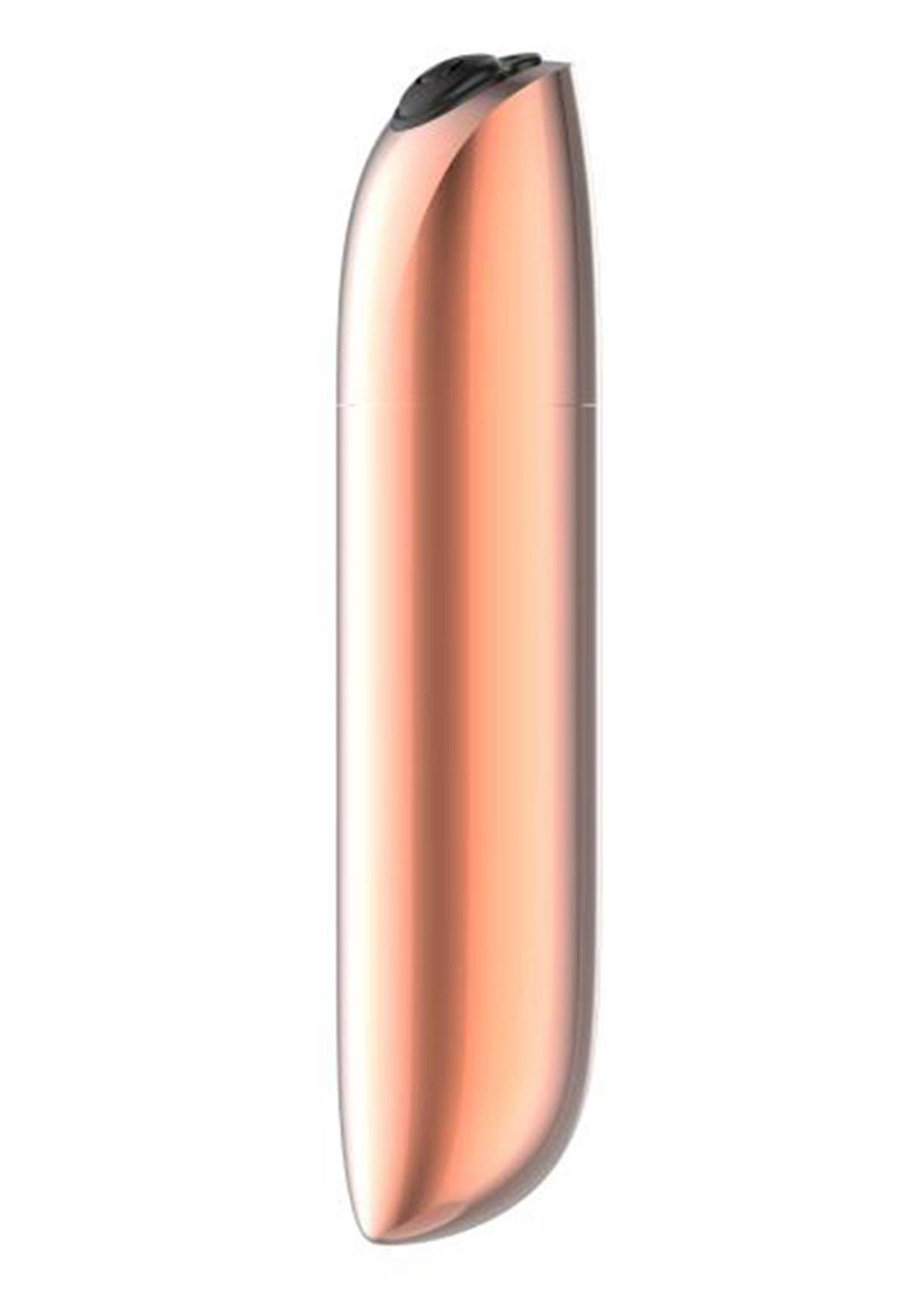 Мини-вибратор B - Series Magic Powerful Bullet, 10 см (золотой)