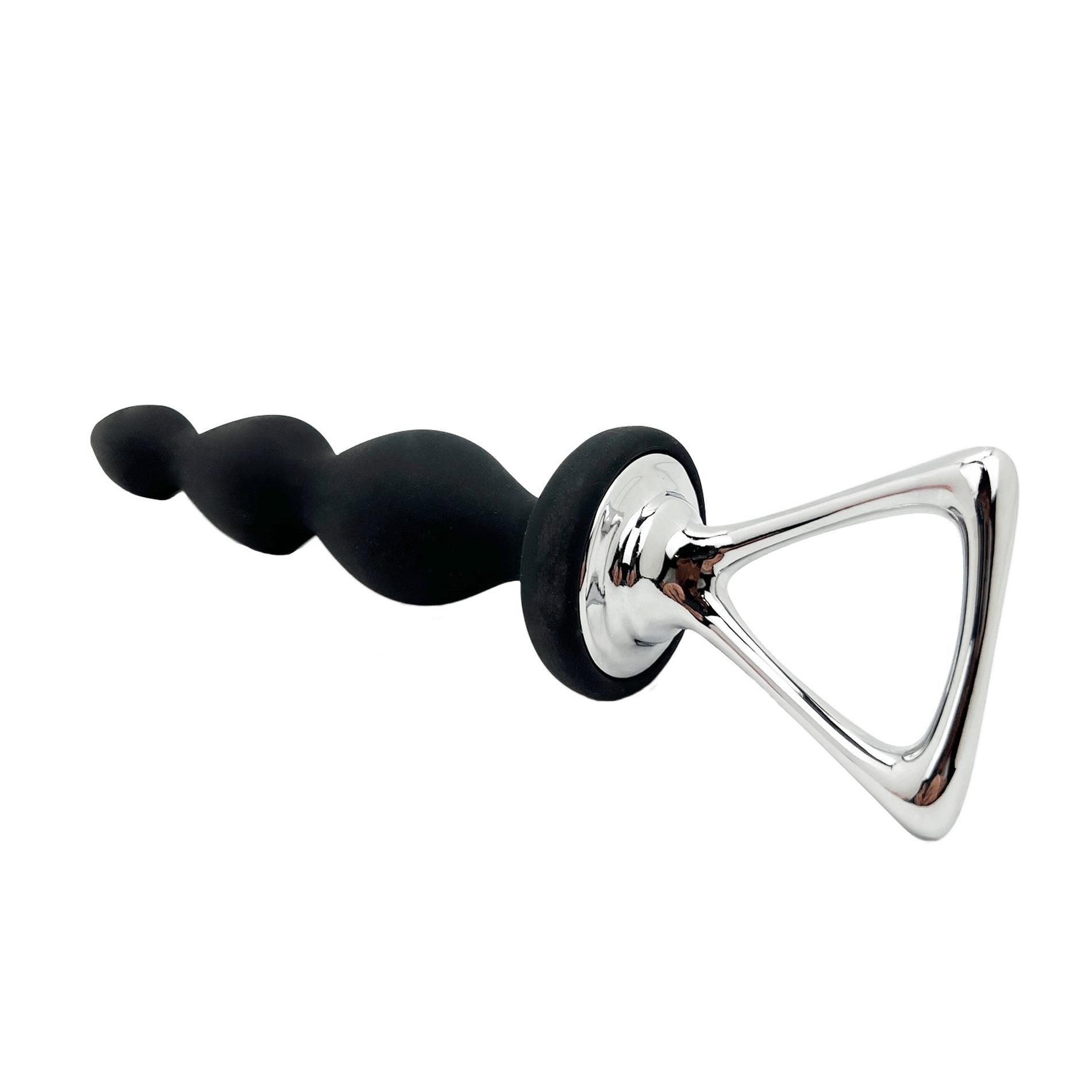 Анальний ланцюжок Adrien Lastic Arrow II, 20 см (чорний)