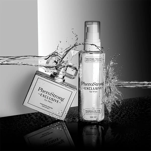 Массажное масло с феромонами для мужчин PheroStrong Massage Oil Exclusive, 100 мл