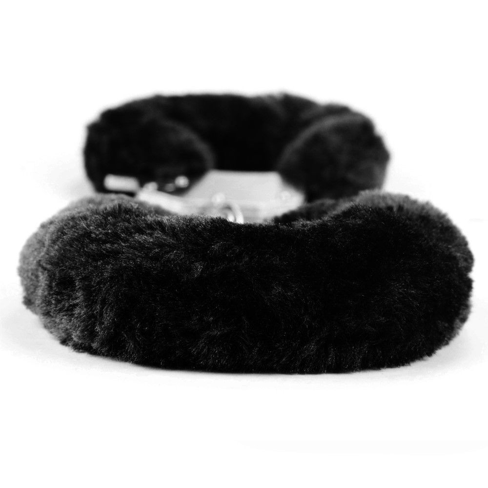 Наручники LoveToy Fluffy Handcuffs (черный)