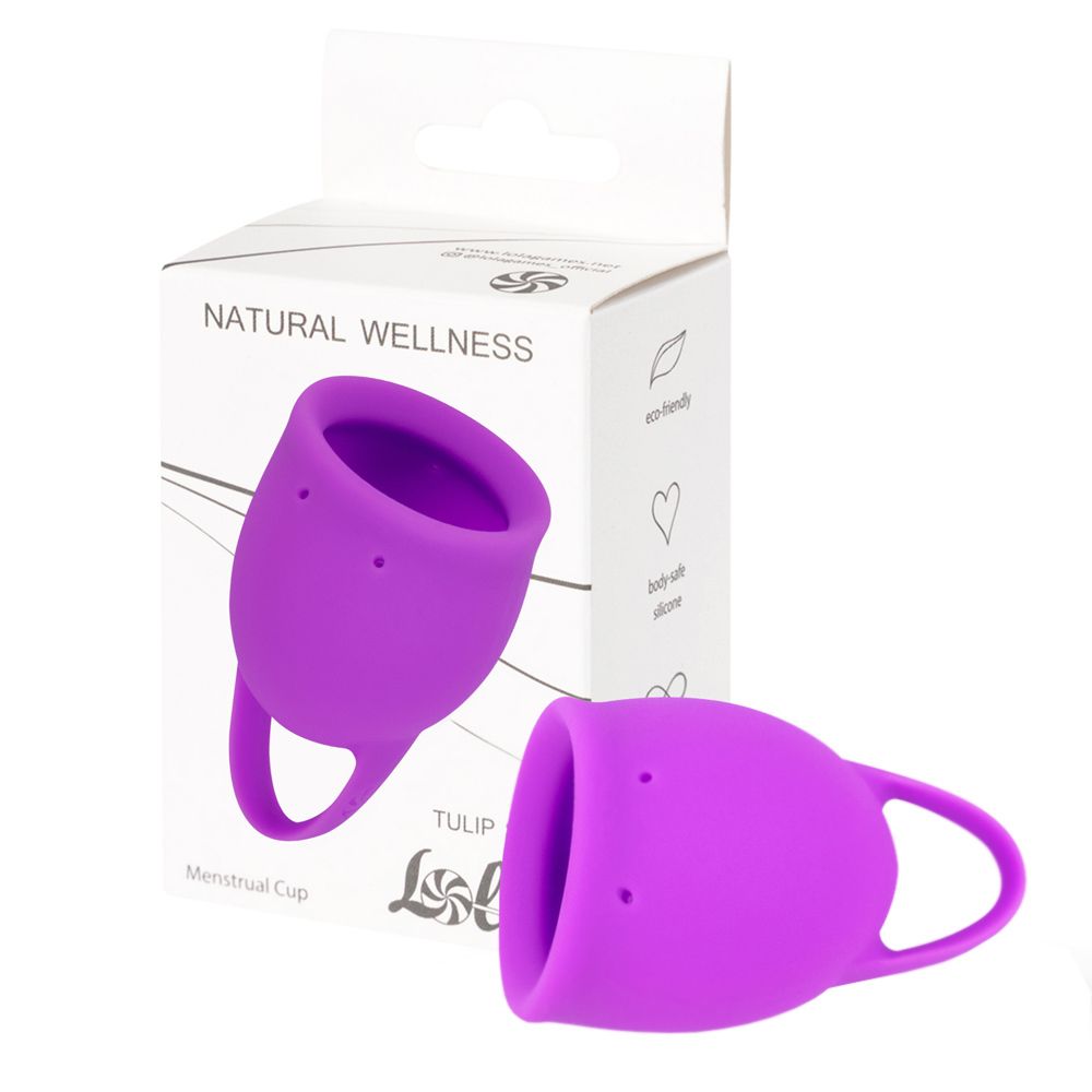 Менструальная чаша Lola Games Natural Wellness Magnolia, 15 мл (фиолетовый)