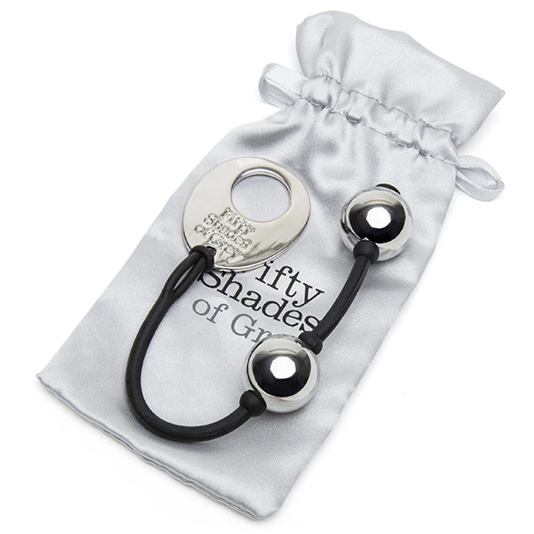 Вагинальные шарики Fifty Shades of Grey Inner Goddess Mini, 21,6 см (серебристый)