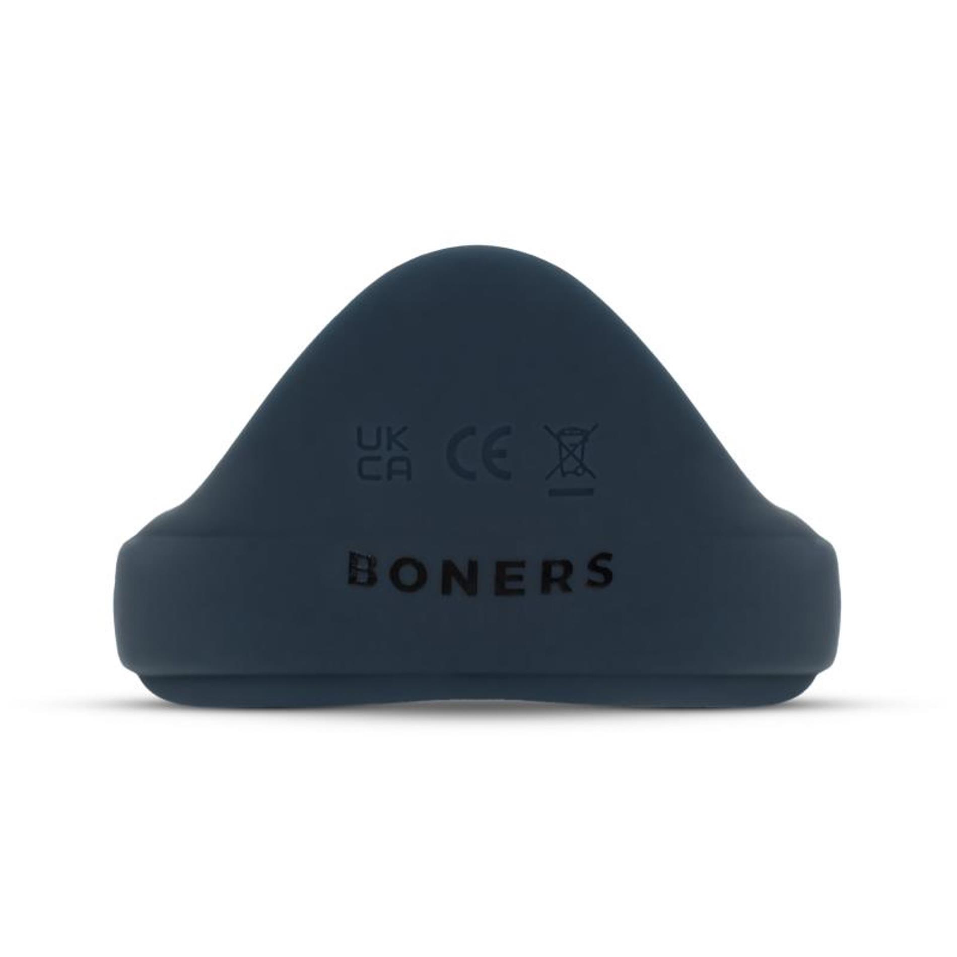 Виброкольцо Boners Vibrating Cock Ring, 8.5 см (синий)