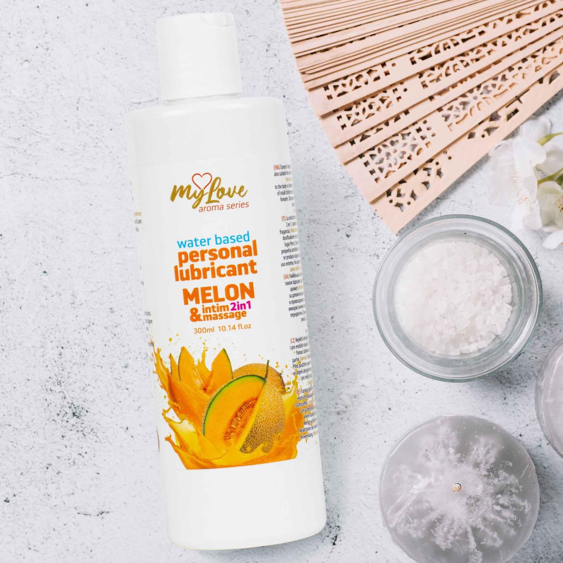 Лубрикант MyLove Aroma Series Intim&Massage 2in1 Melon, 300 мл