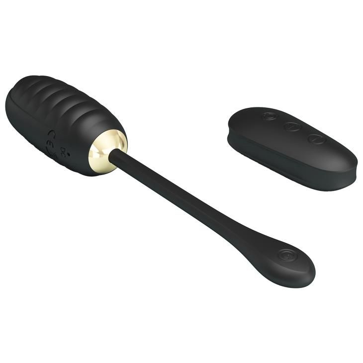 Виброяйцо Pretty Love Doreen Remote Control Egg, 19,7 см (черный)