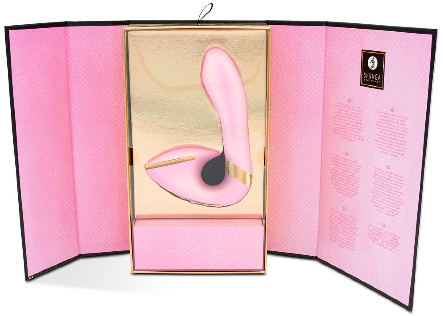 Вібратор Shunga Soyo Intimate, 17 см (світло-рожевий)