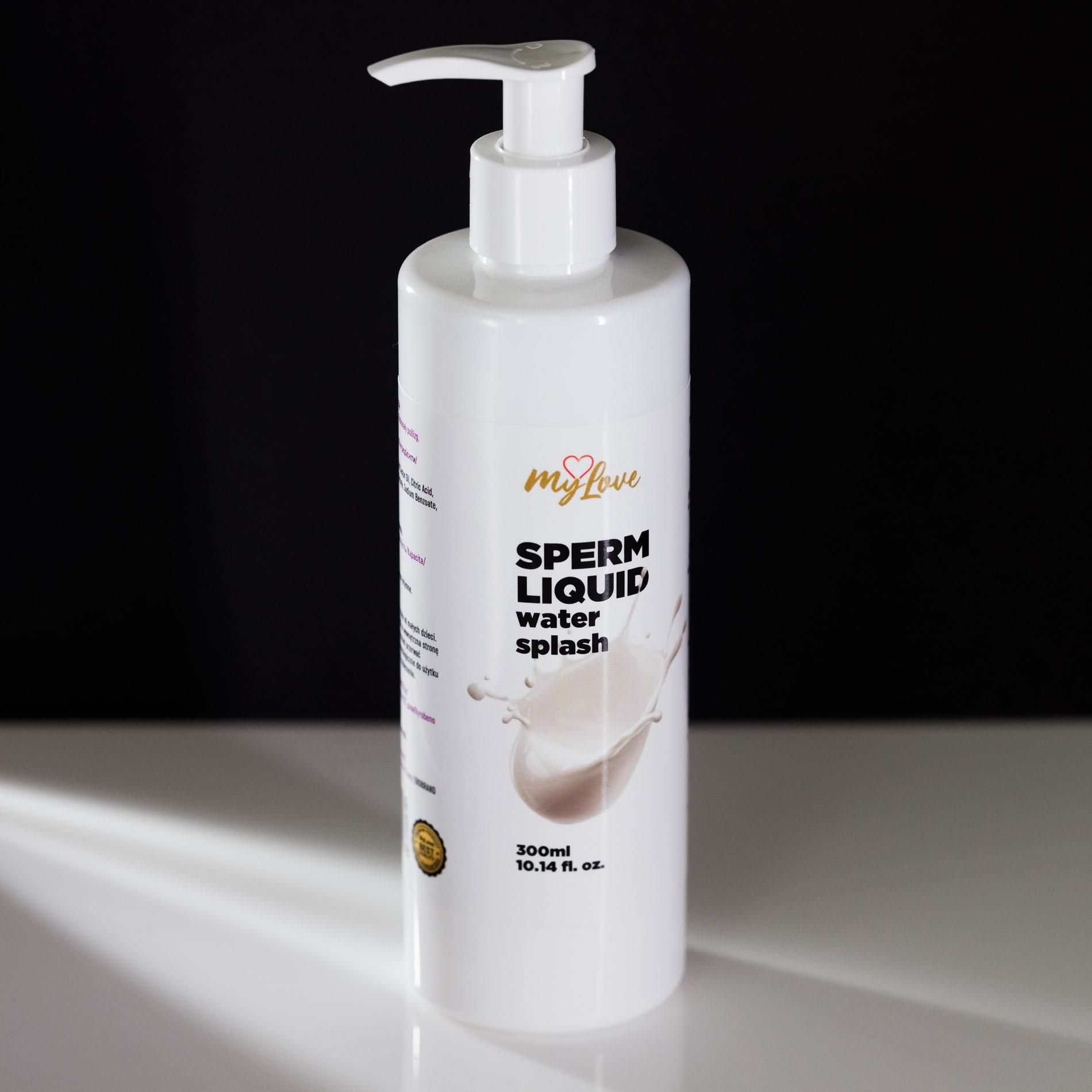 Лубрикант на водной основе MyLove Sperm Liquid Water Splash, 300 мл
