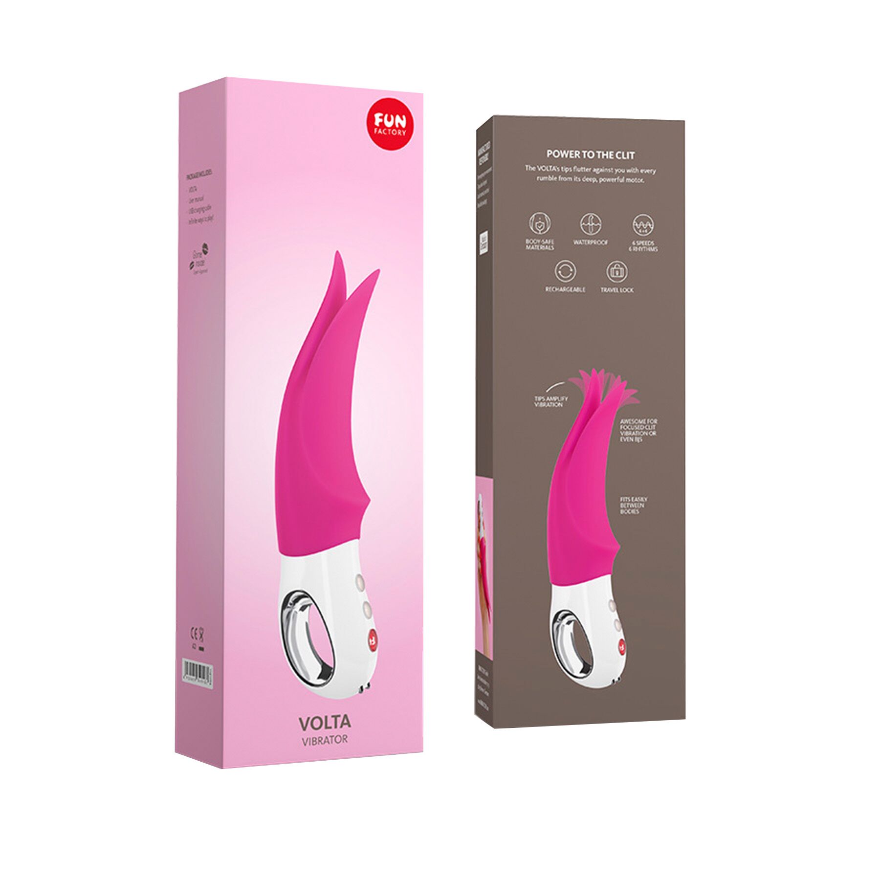 Wibrator Fun Factory Volta, 18,9 cm (różowy)
