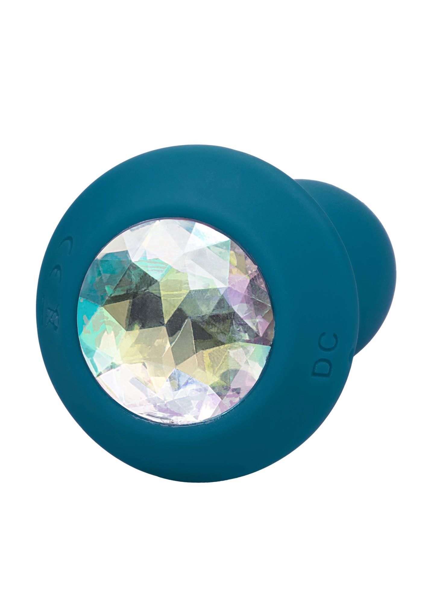 Korek analny Power Gem Vibrating Crystal Probe, 10,7 cm (niebieski)