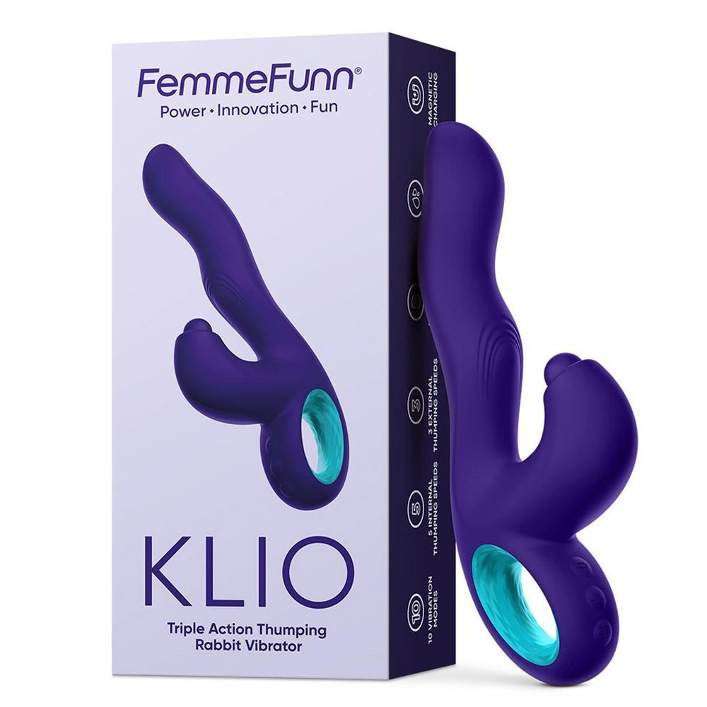 Вибратор-кролик Femme Funn Klio G-Spot, 21,3 см (фиолетовый)