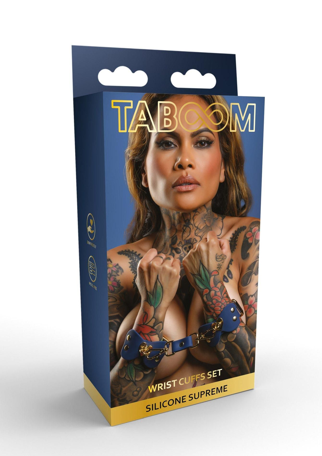 Наручники Taboom Silicone Supreme Wrist Cuffs Set (синій)