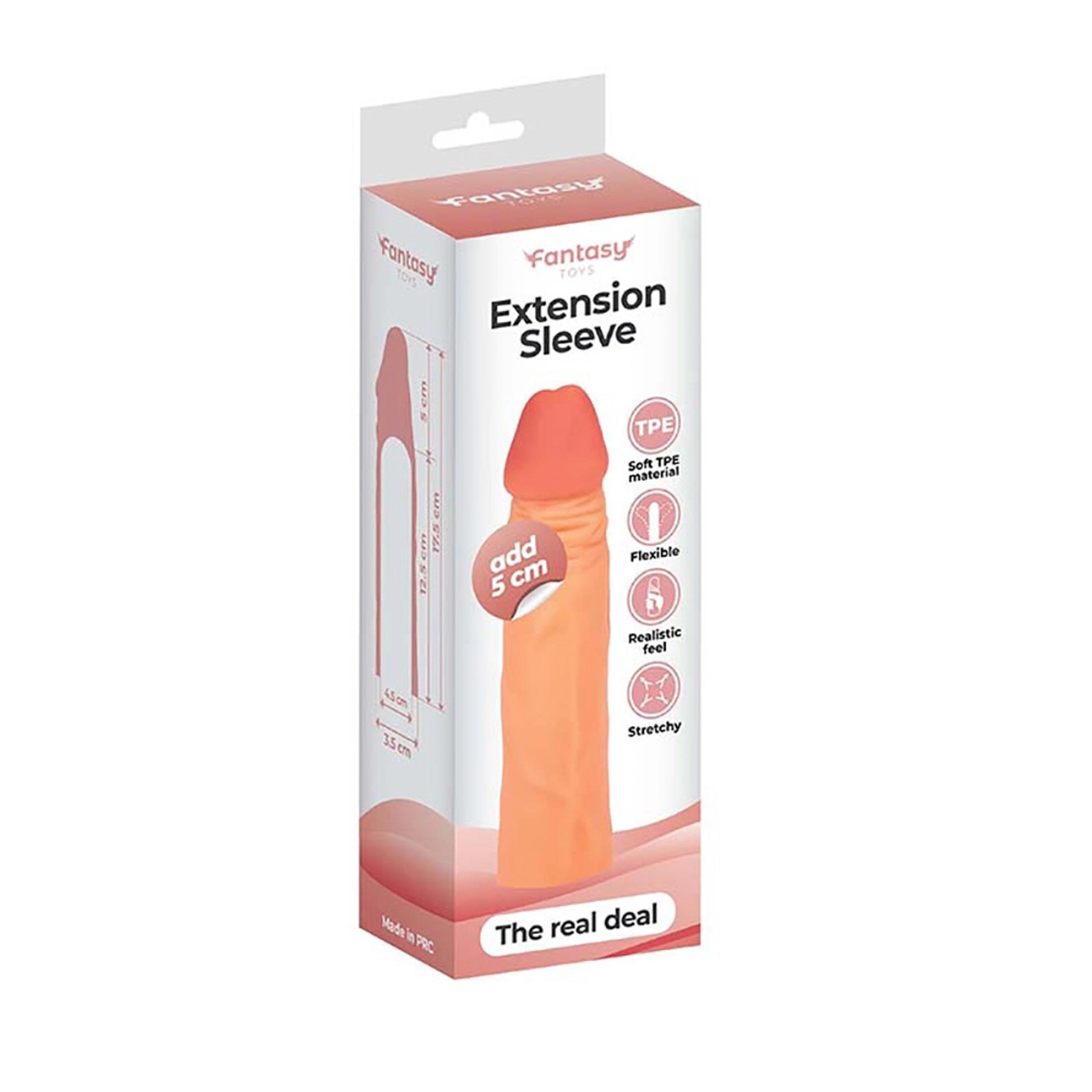 Насадка на пенис Fantasy Extension, 17.5 см (телесный)