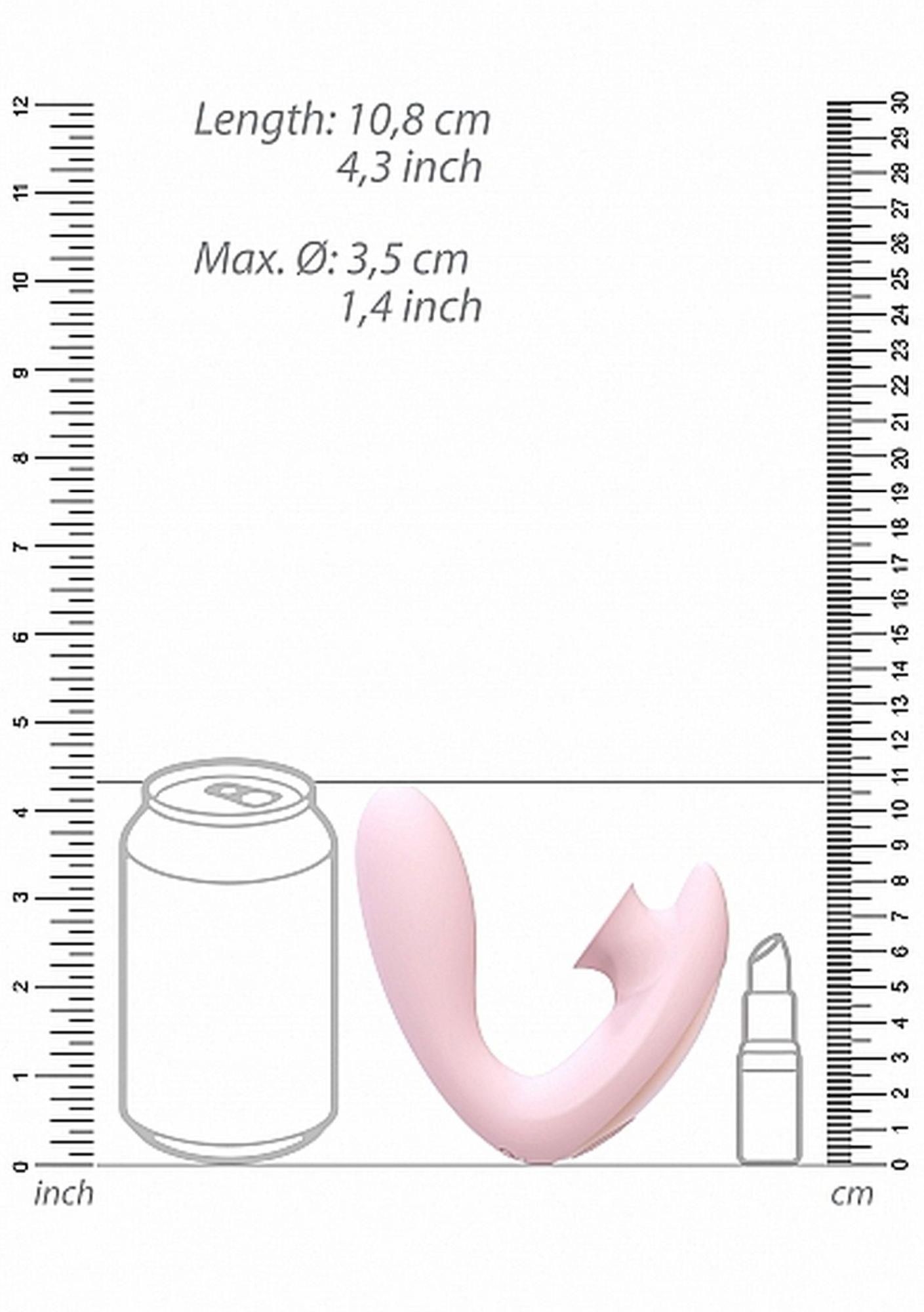 Вибратор Irresistible Desirable, 10.8 см (розовый)