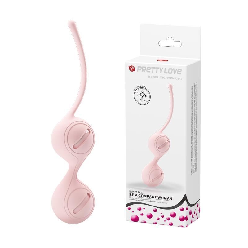 Вагинальные шарики Pretty Love Kegel Tighten Up, 16,3 см (светло-розовый)