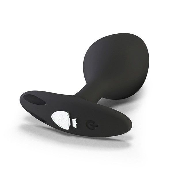 Анальна пробка Mystim Buttplug Rocking Force Vibe, 9,5 см (чорний)