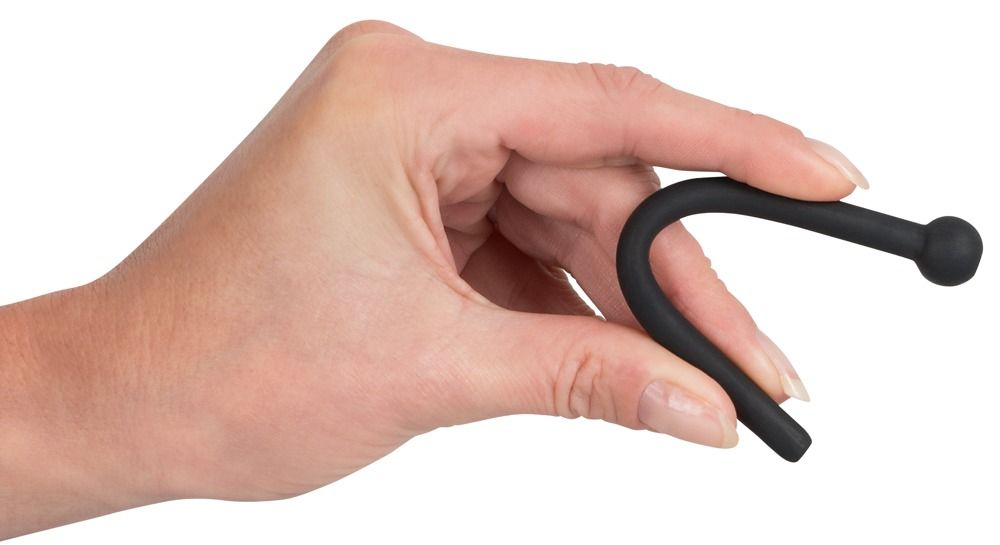 Уретральный стимулятор Orion Penis Plug Piss Play, 11,8 см (черный)