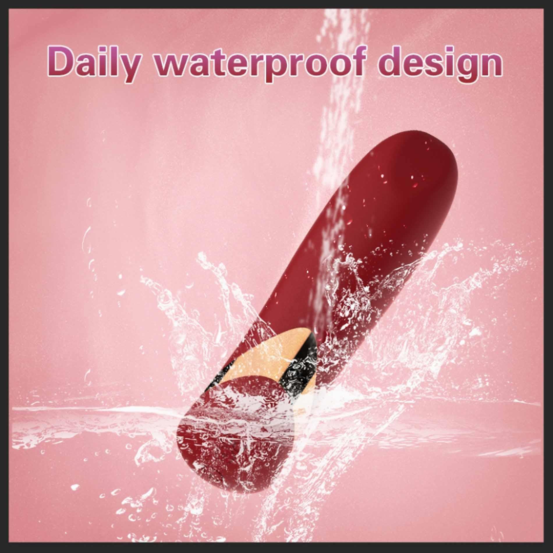 Мини-вибратор B - Series Cute Lipstick Bullet, 10.2 см (красный)