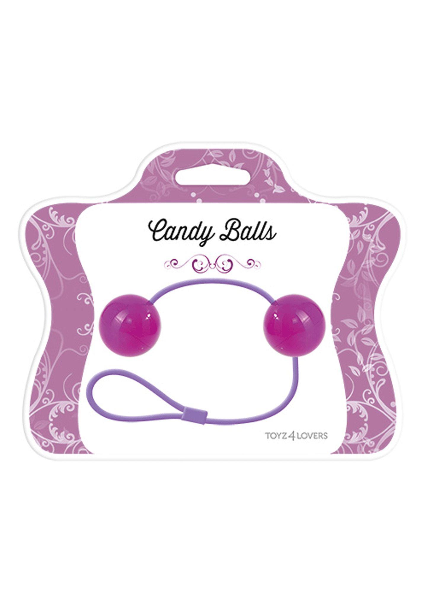 Вагінальні кульки Candy Balls Purple, 21.5 см (фіолетовий)