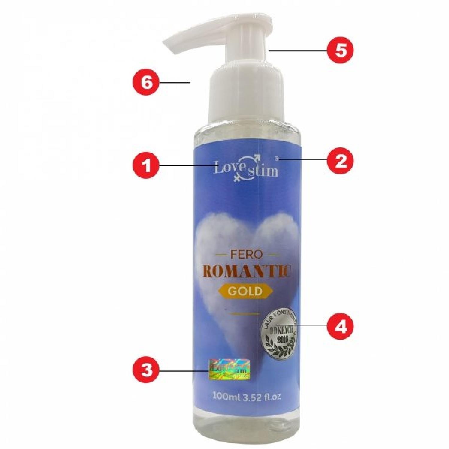 Масло для массажа LoveStim Fero Romantic Gold, 100 мл