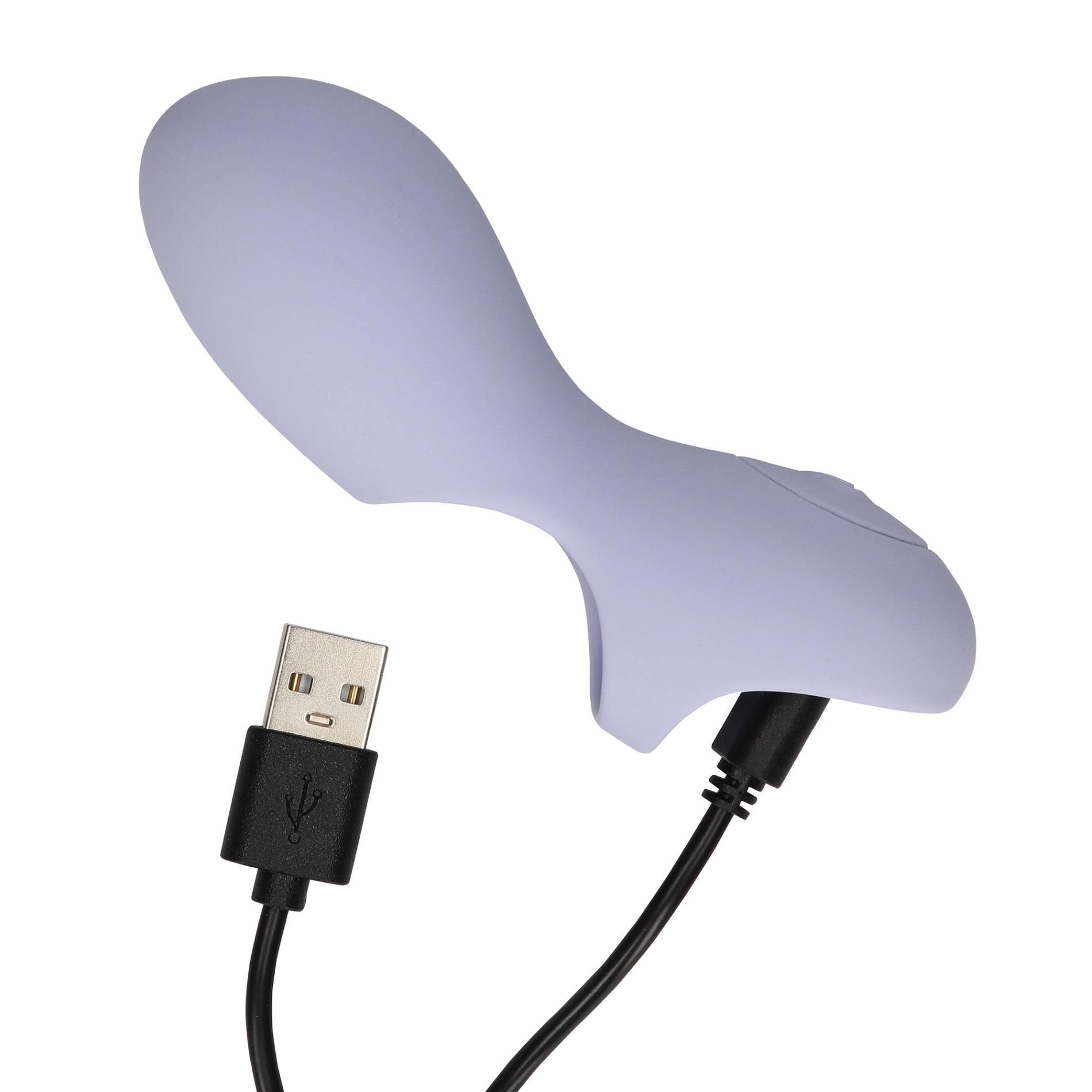 Вибратор на палец Loveline Silicone Finger, 10.7см (сиреневый)